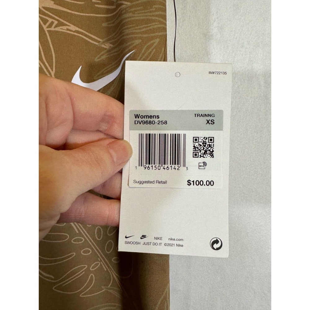 Nike Pro Leaf Print Leggings - Picture 5 of 9